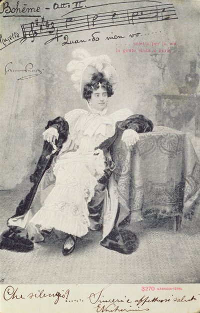 Scene from Act II of the opera 